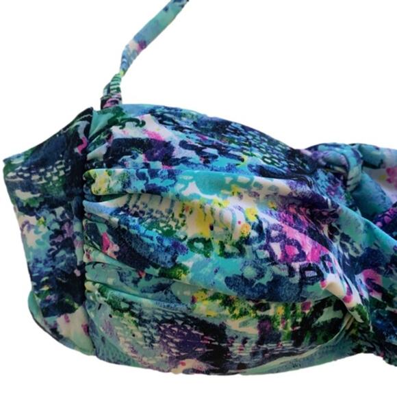 Profile Gottex Bikini Logan Twist Front Bandeau Swimsuit Bikini Top Size 8 NEW - Picture 6 of 12